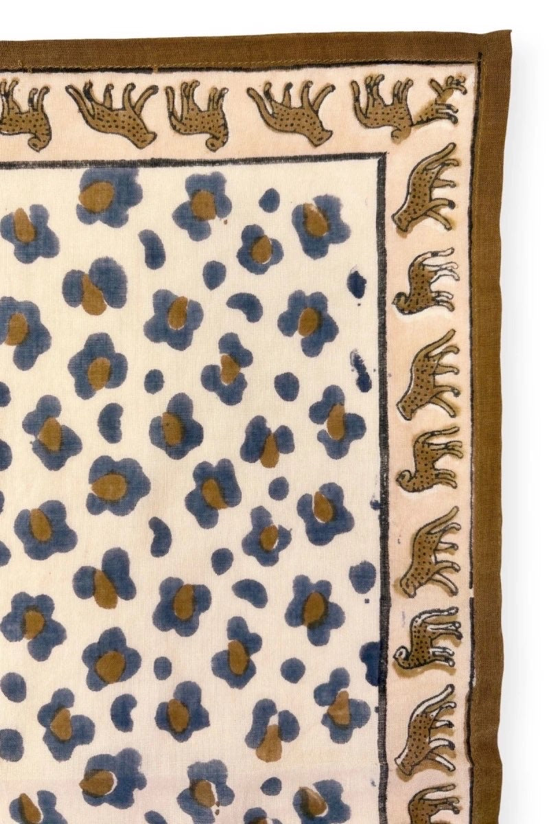 Foulard Dupitta Léopard Macadamia - Apaches Collections