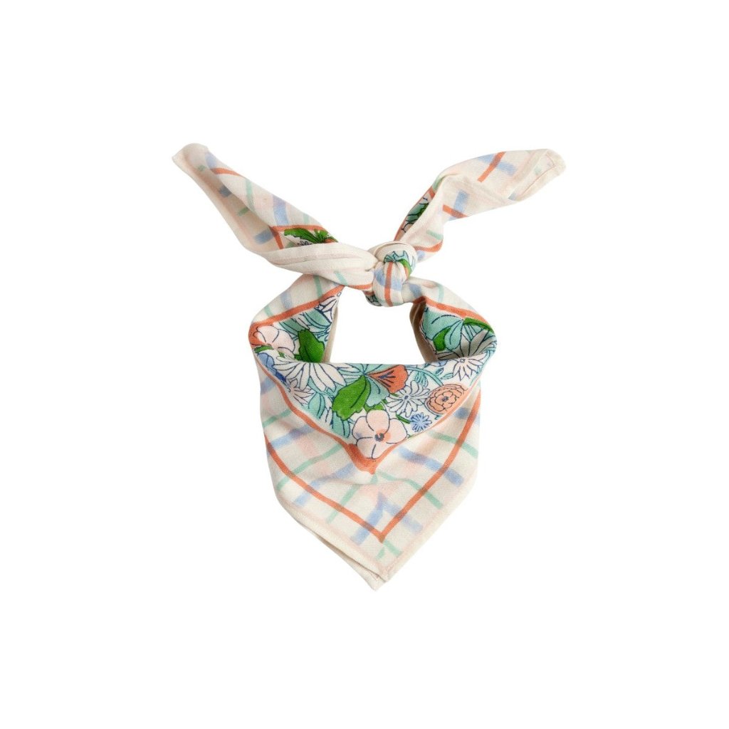 Petit Foulard Indien Magic Garden Green - Bonheur du Jour