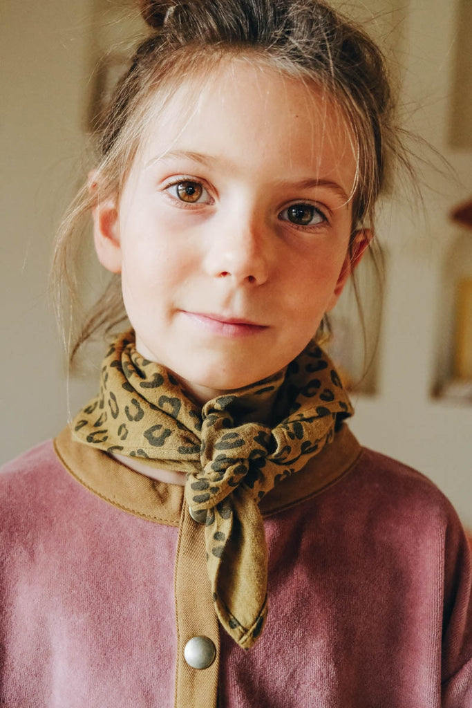 Foulard Kate Léopard Bronze - Marlot Paris