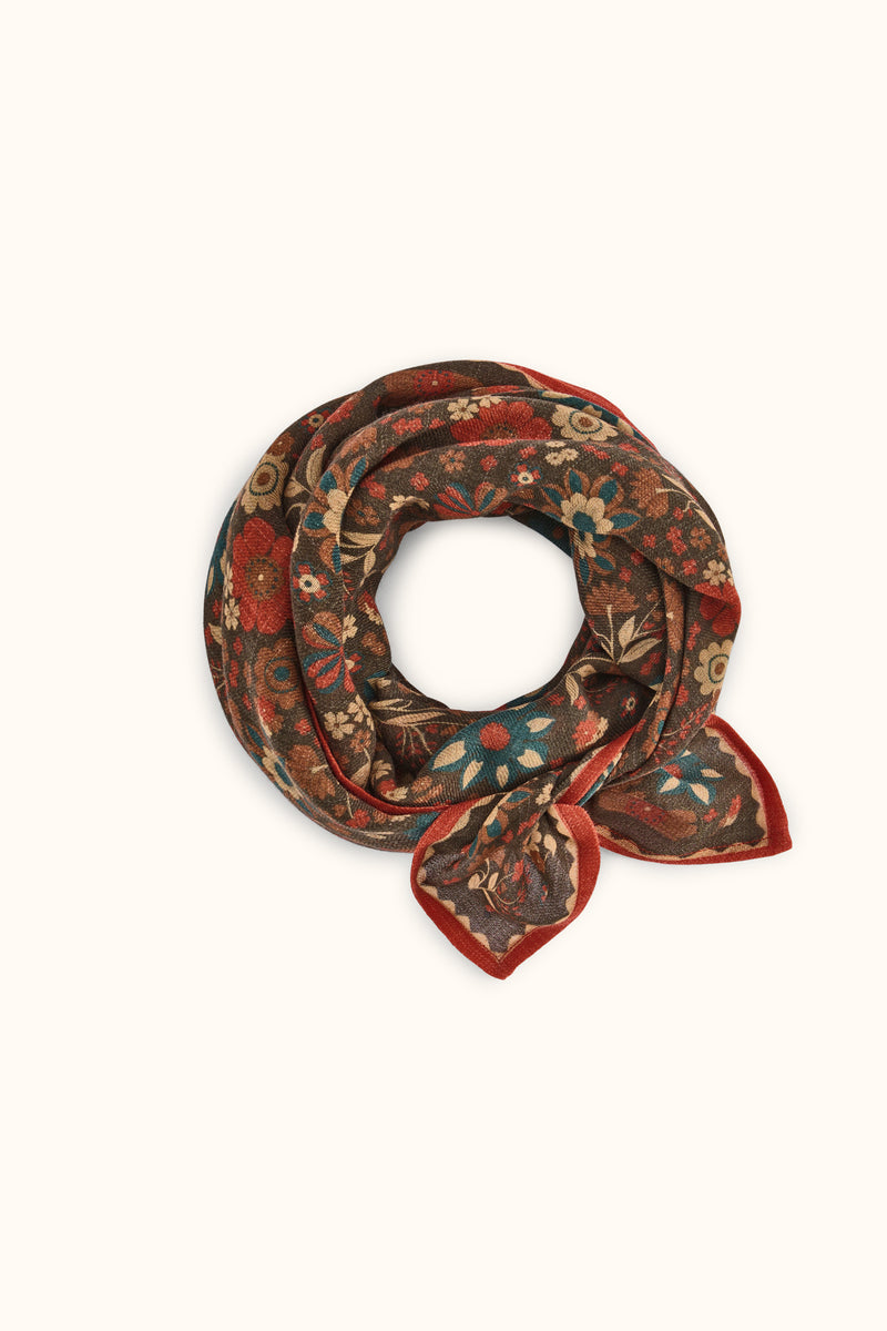 Foulard en Laine Fiza Bolero Fougere - Apaches Collections