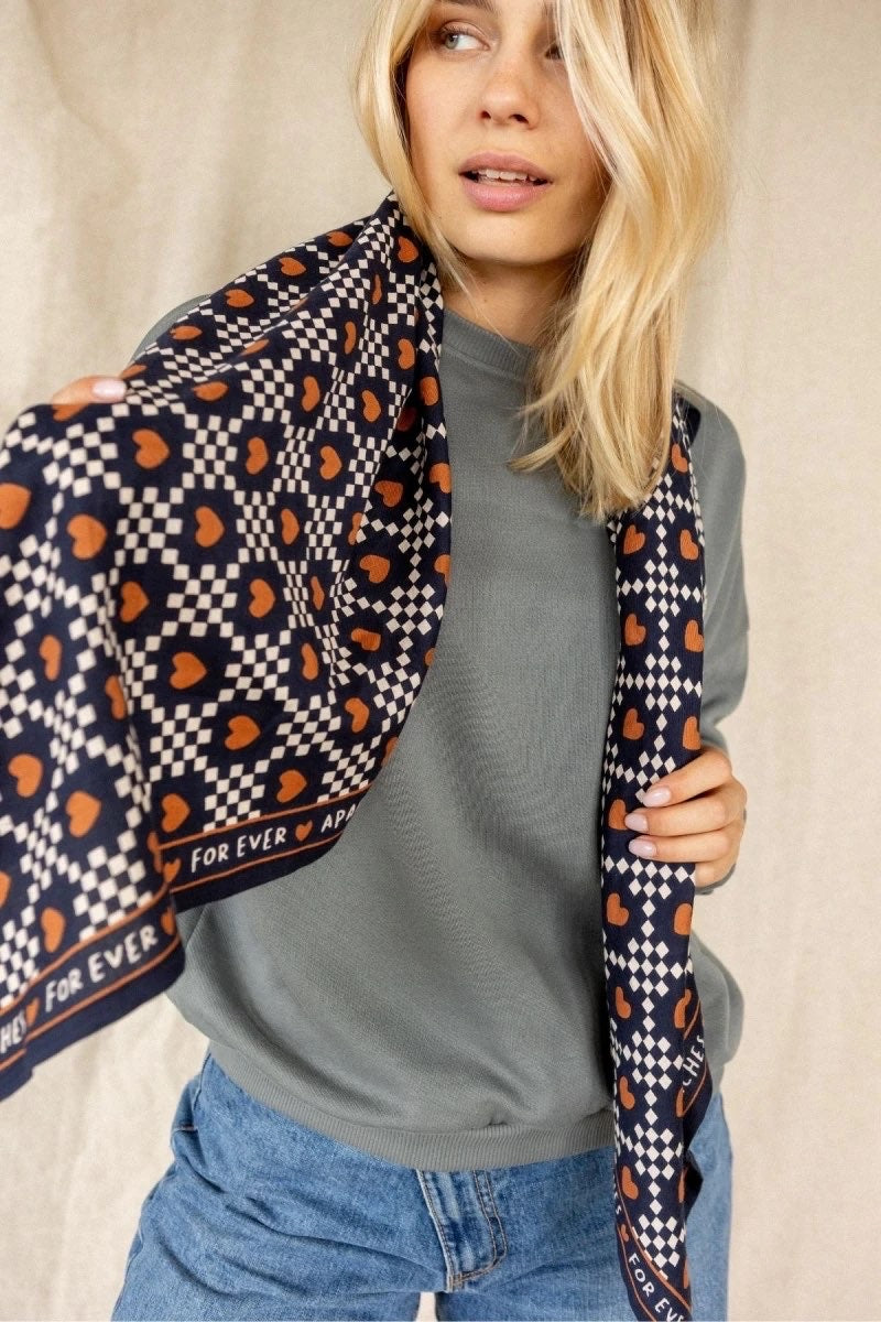 Foulard Latika Amor Meteorite - Apaches Collections