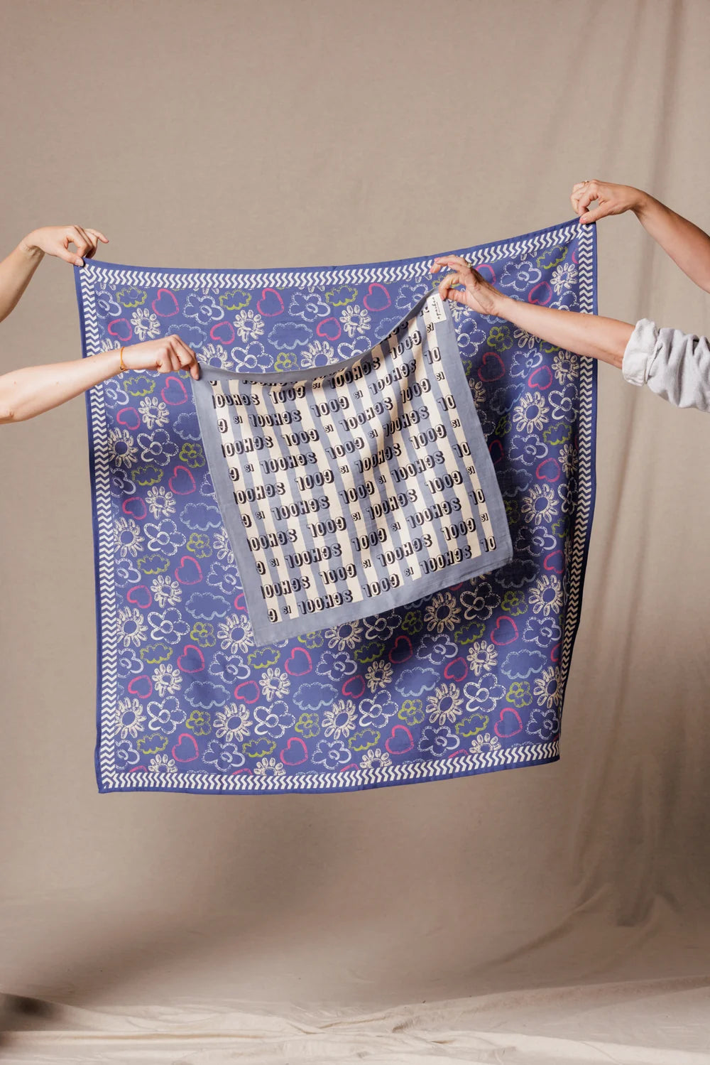 Foulard Latika Ardoise Indigo - Apaches Collections