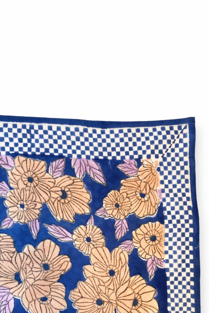 Foulard Latika Bloom Bleu Klein - Apaches Collections