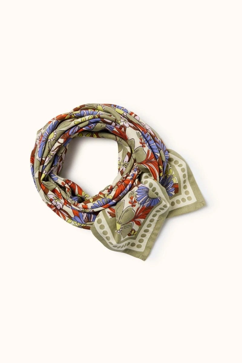 Foulard Latika Bouquet Macadamia - Apaches Collections