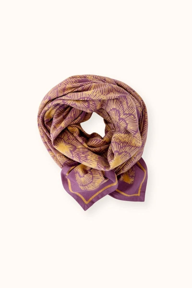 Foulard Latika Fireworks Cassis - Apaches Collections