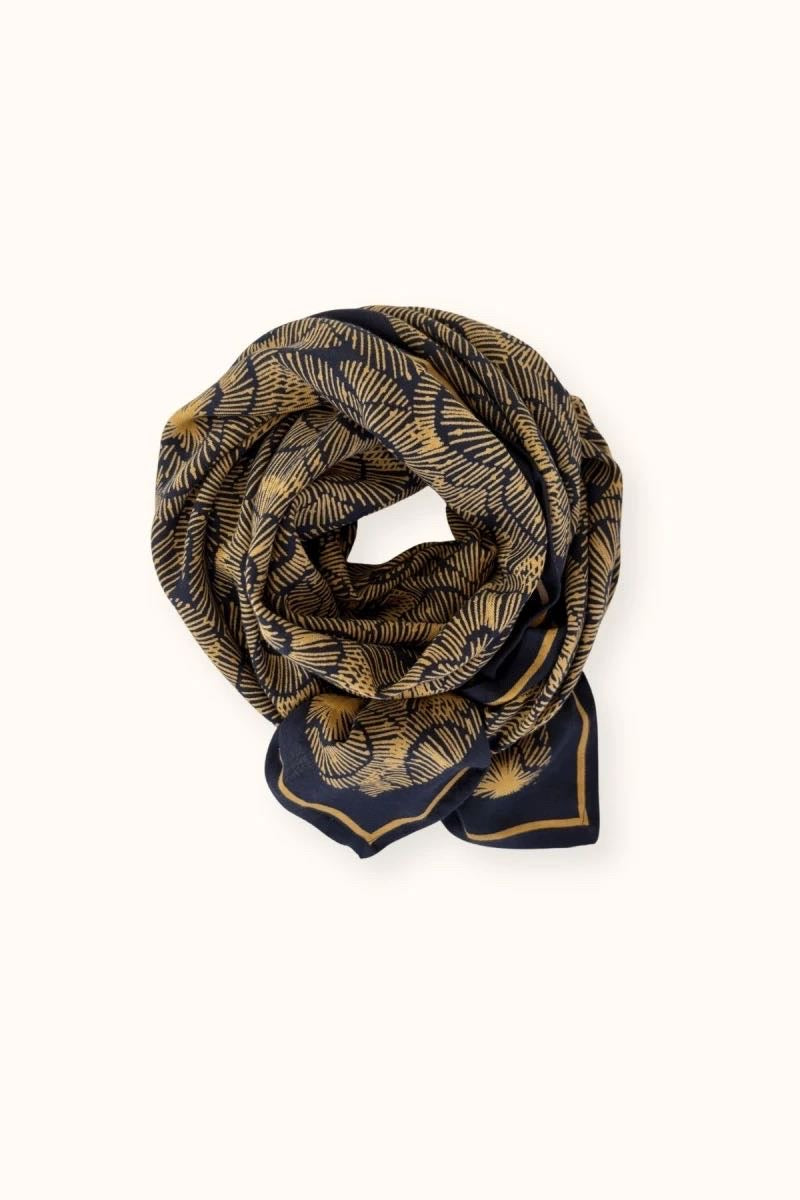 Foulard Latika Fireworks Navy - Apaches Collections