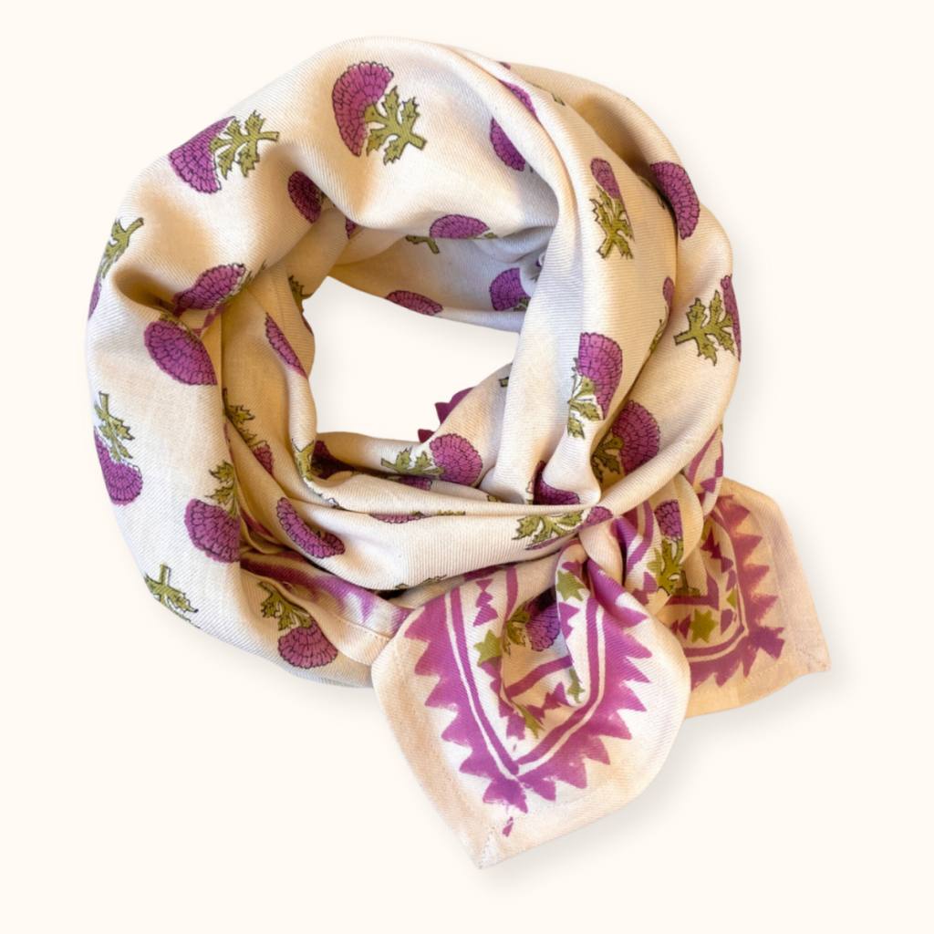 Foulard Latika Florets Macadamia - Apaches Collections