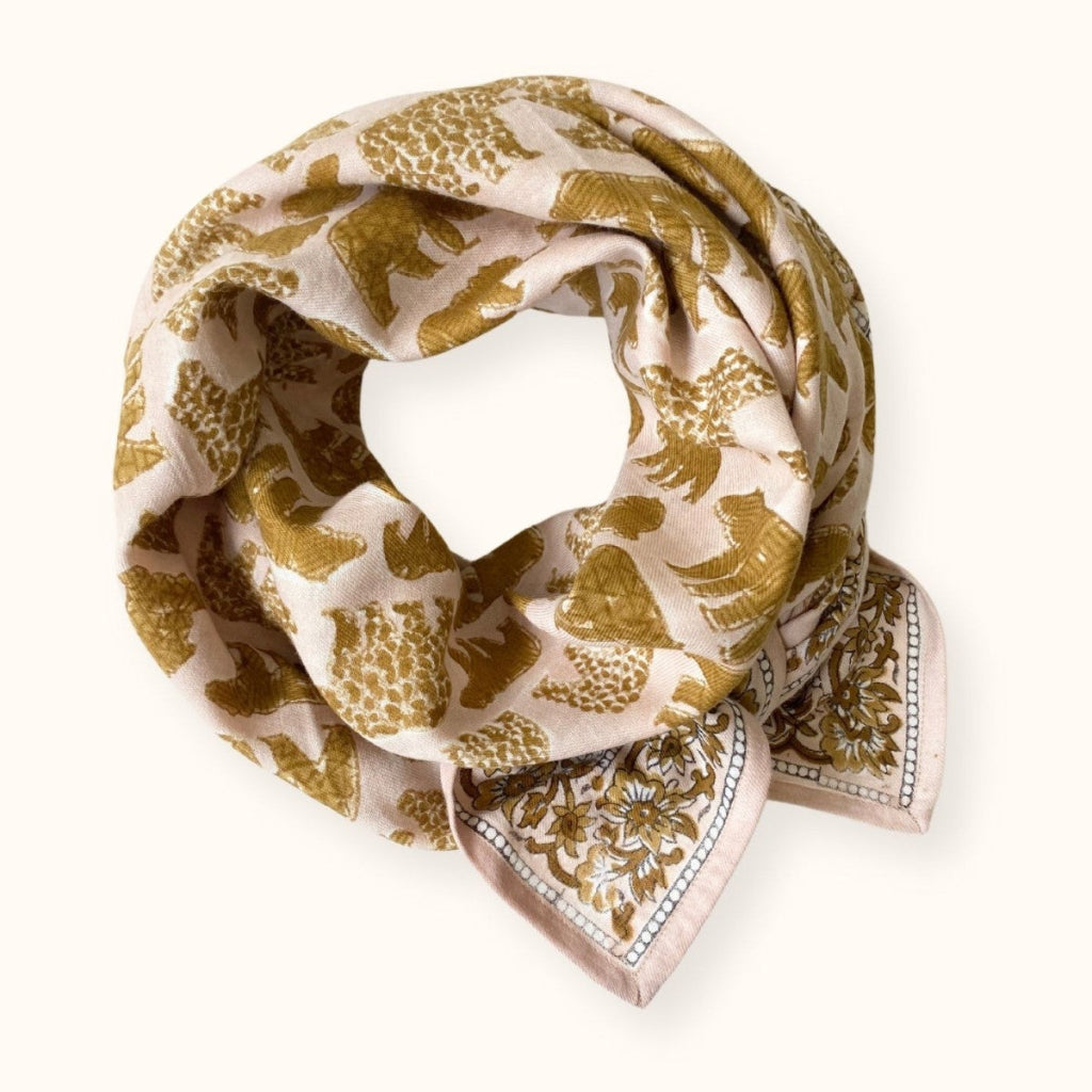 Foulard Latika Ours Macadamia - Apaches Collections