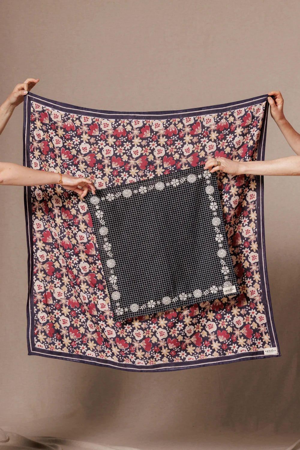 Foulard Latika Polly Coal - Apaches Collections