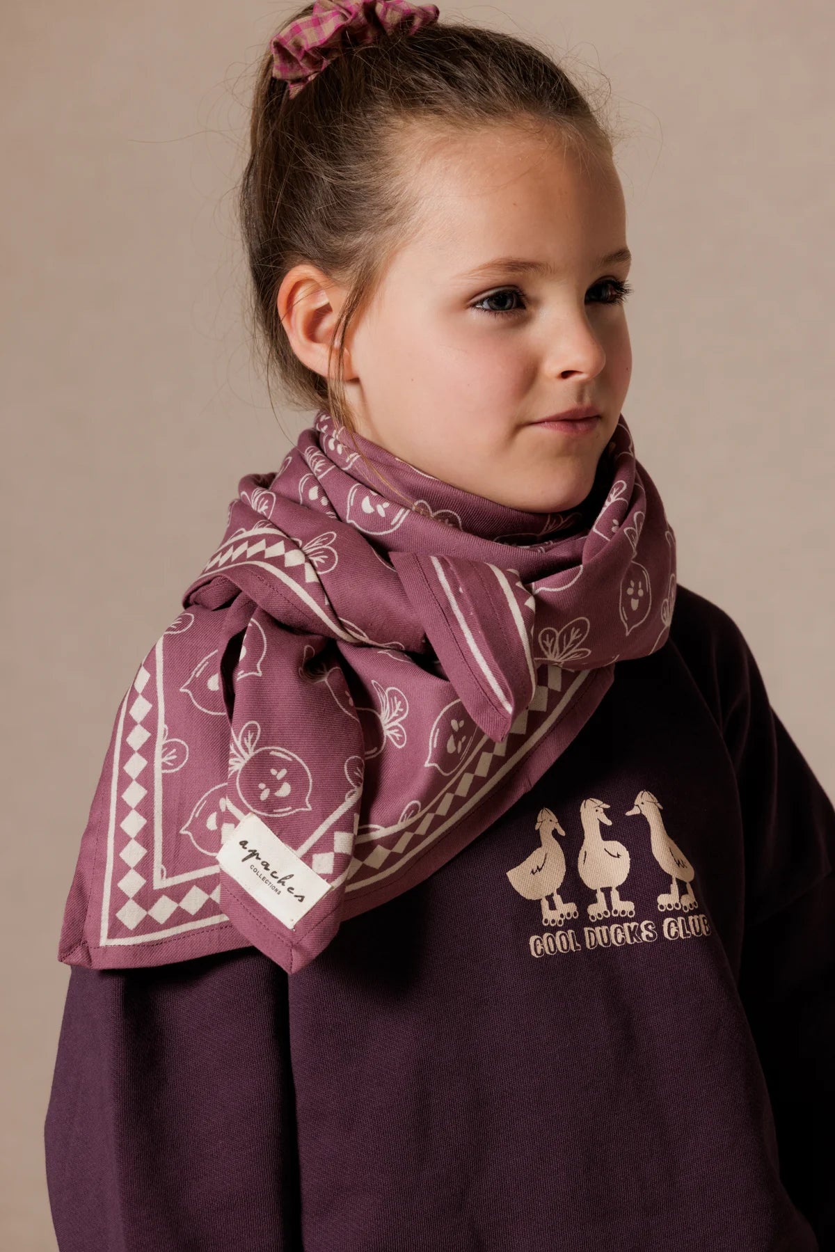 Foulard Latika Roots Taupe - Apaches Collections