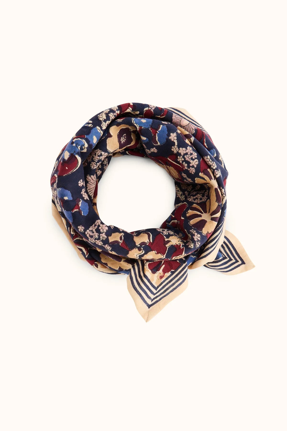 Foulard Latika September Indigo - Apaches Collections