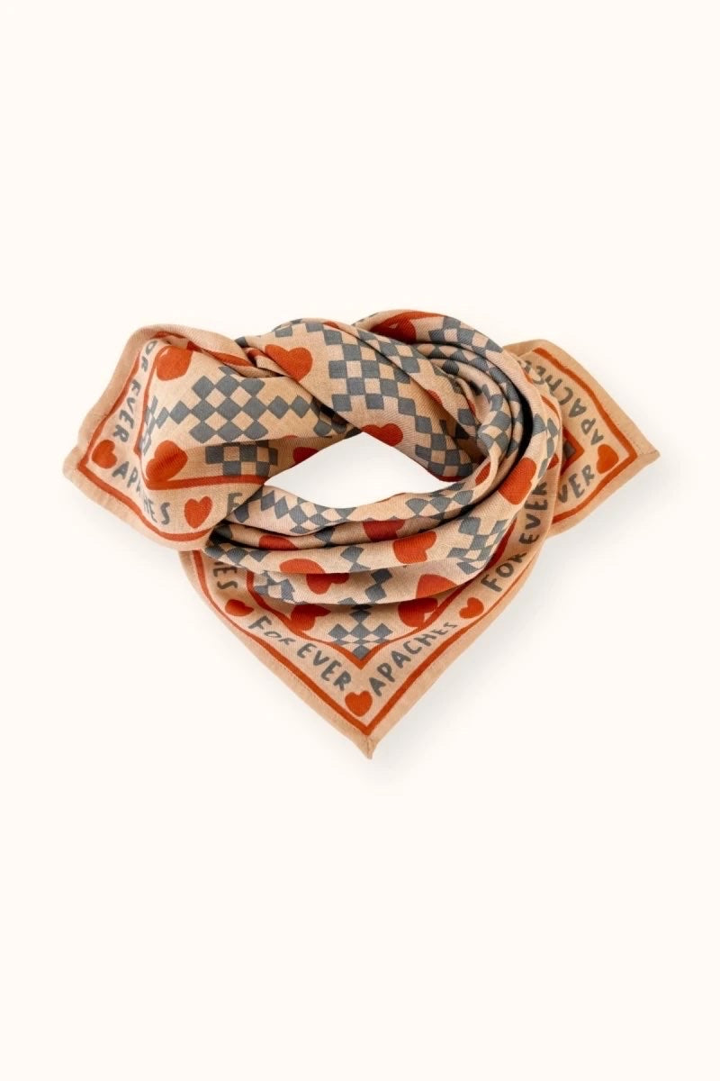 Foulard Manika Amor Sand - Apaches Collections