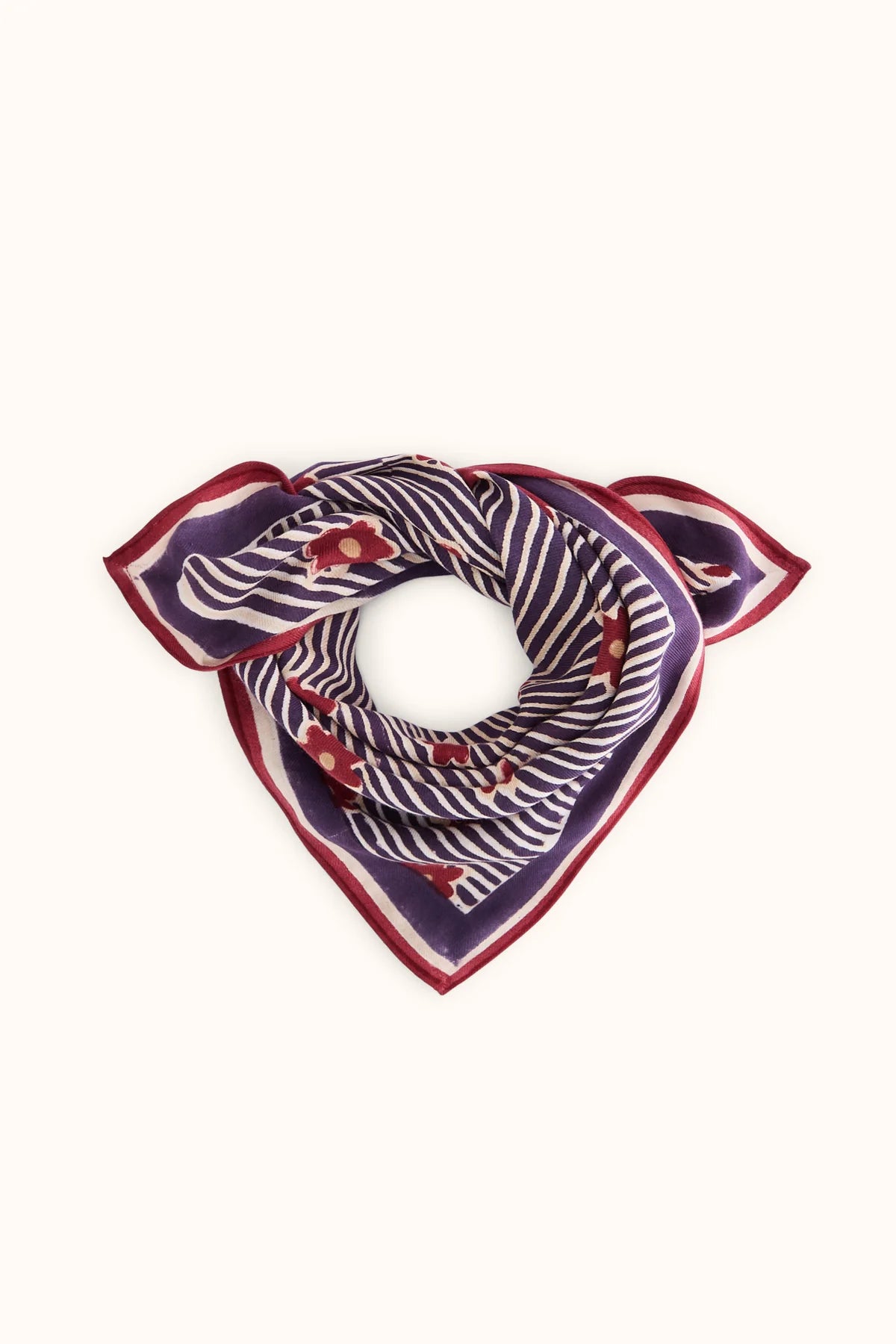 Foulard Manika Anna Groseille - Apaches Collections