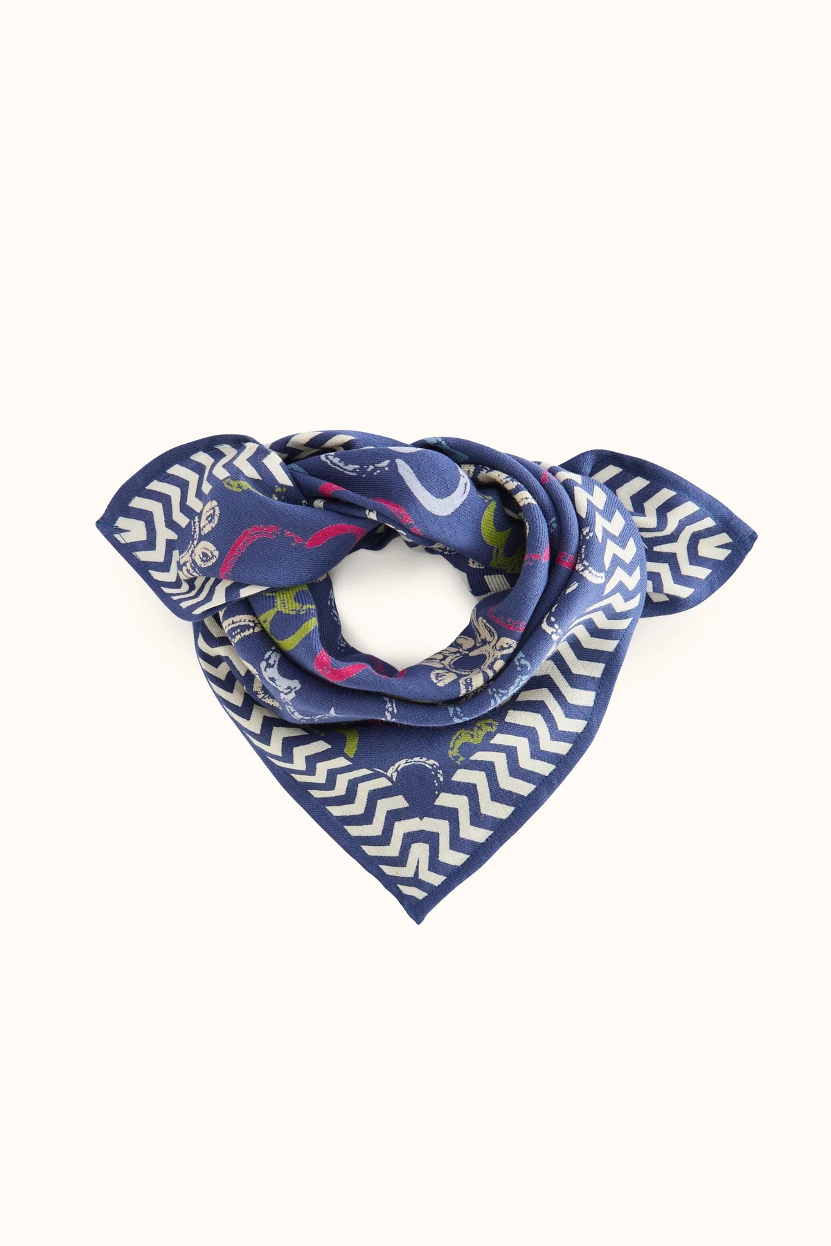 Foulard Manika Ardoise Indigo - Apaches Collections