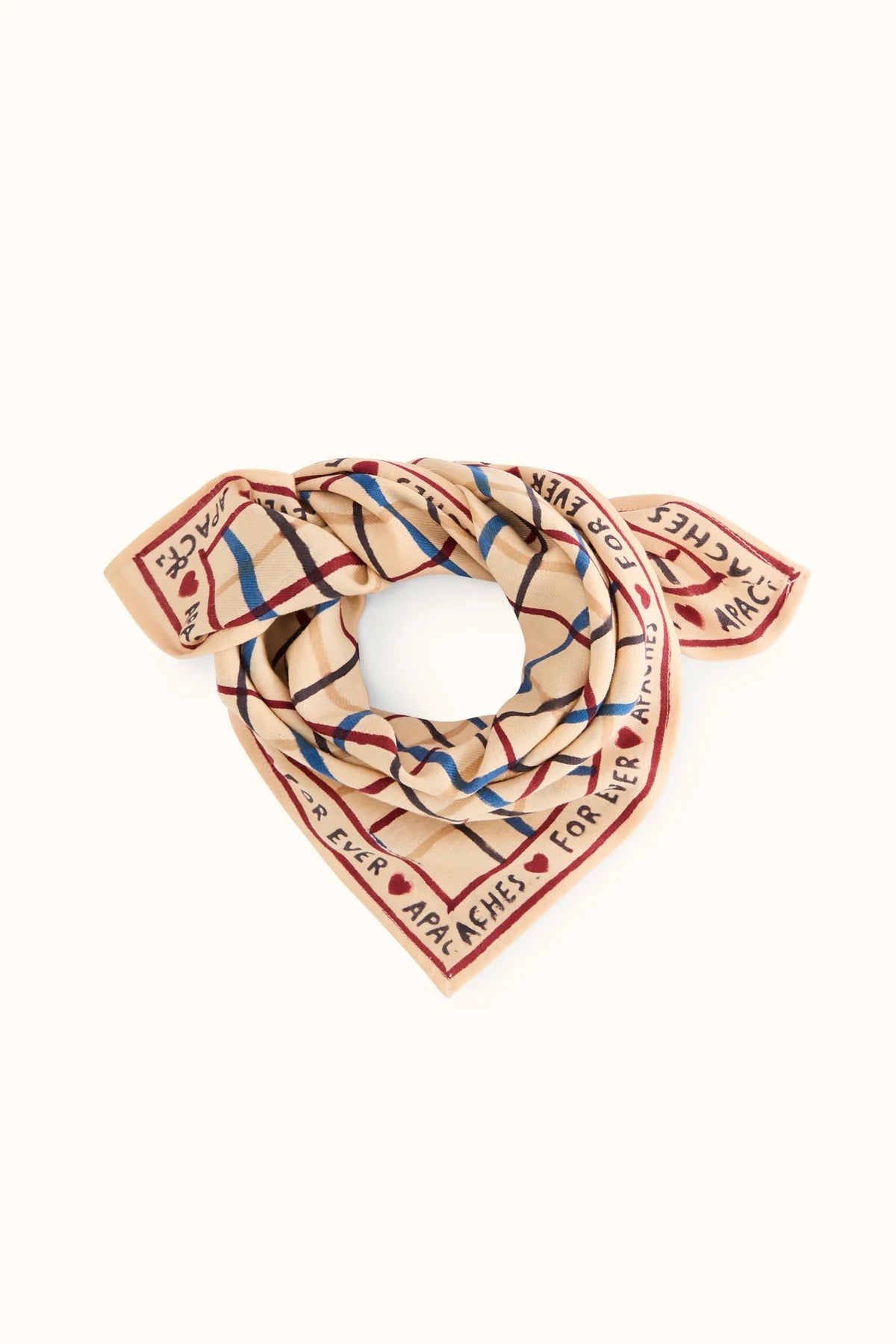 Foulard Manika Cahier Macadamia - Apaches Collections