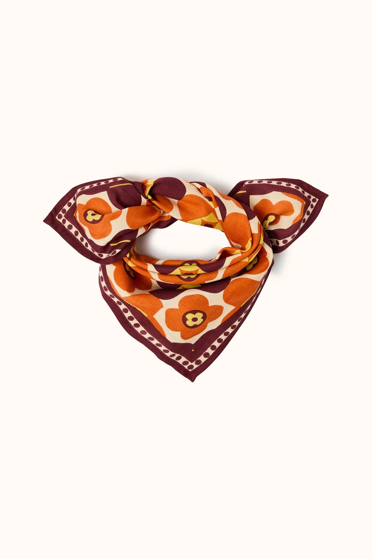 Foulard Manika Caleido Auburn - Apaches Collections