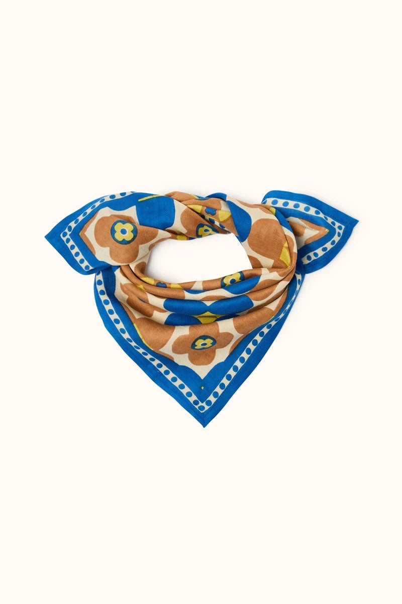 Foulard Manika Caleido True Blue - Apaches Collections
