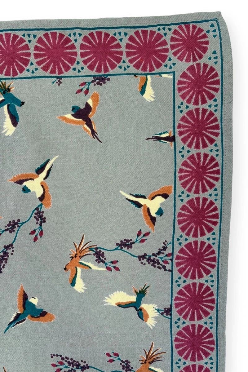 Foulard Manika Cerisier Grey - Apaches Collections