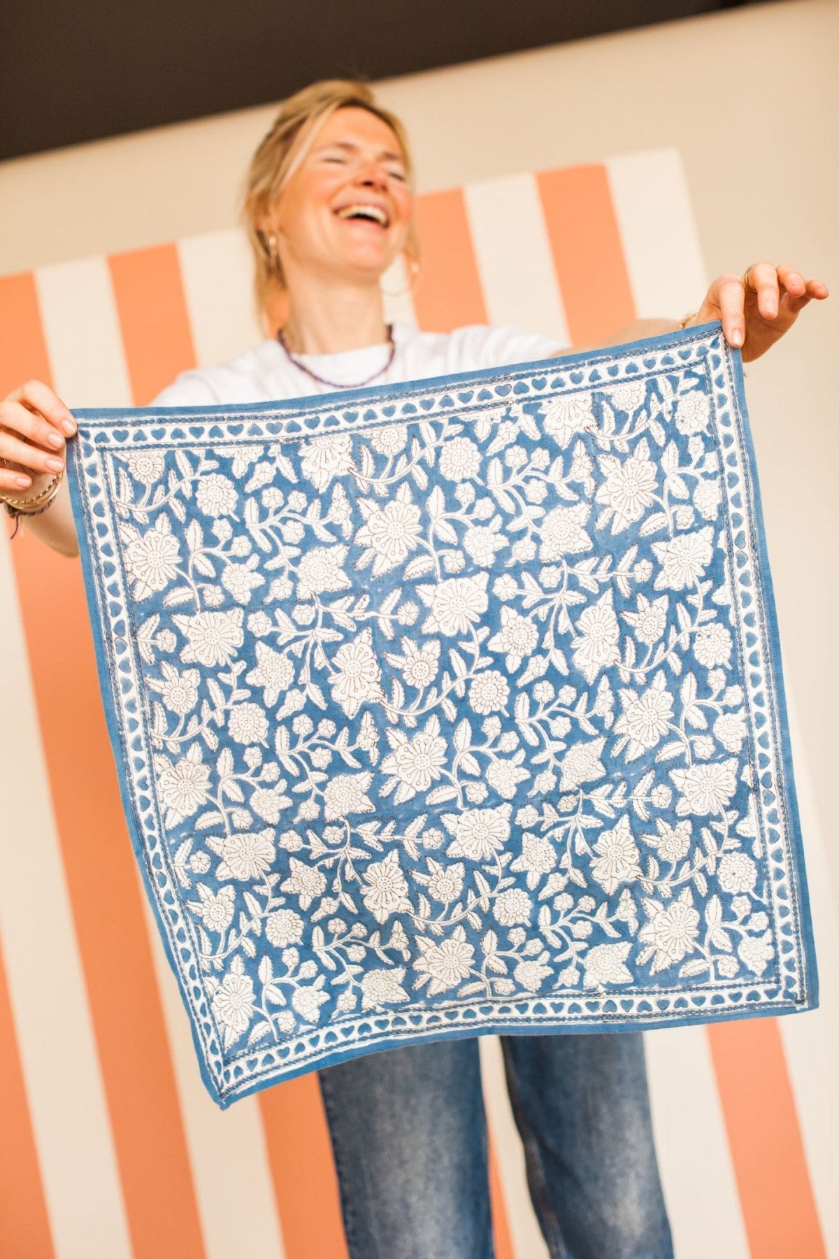 Foulard Manika Cœur Horizon - Apaches Collections