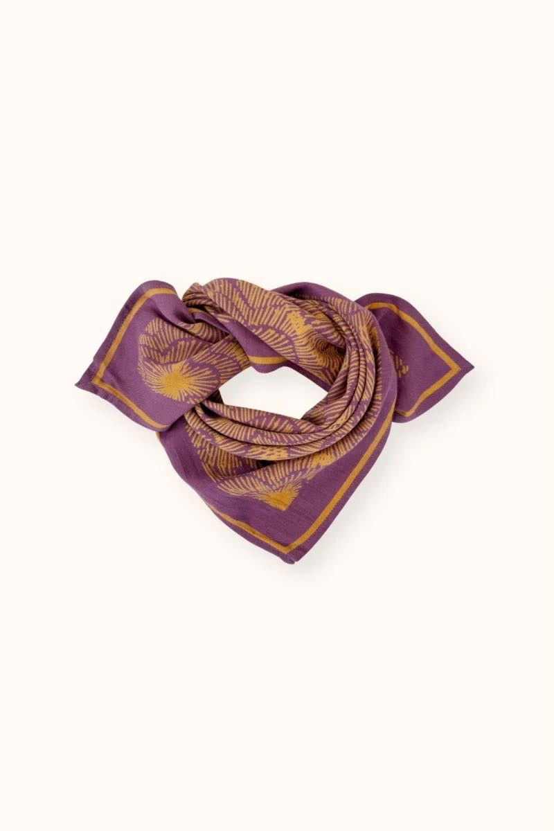 Foulard Manika Fireworks Cassis - Apaches Collections
