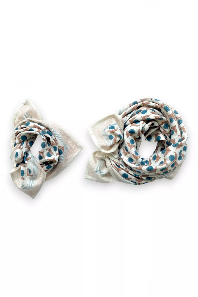 Foulard Manika Lotus Chamallow - Apaches Collections