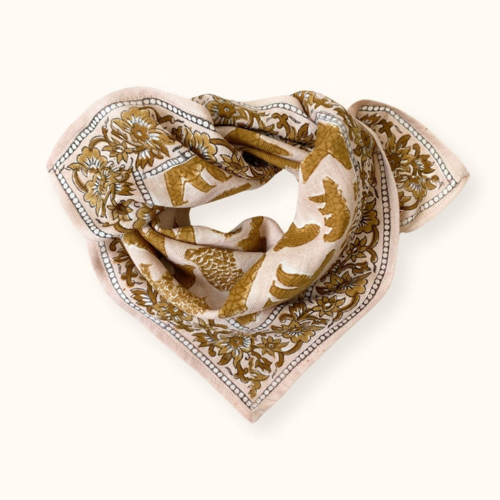 Foulard Manika Ours Macadamia - Apaches Collections