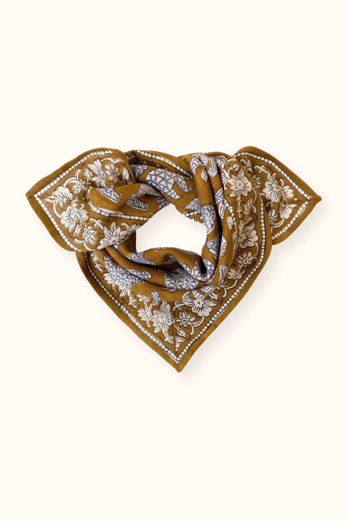 Foulard Manika Ours Tapenade - Apaches Collections