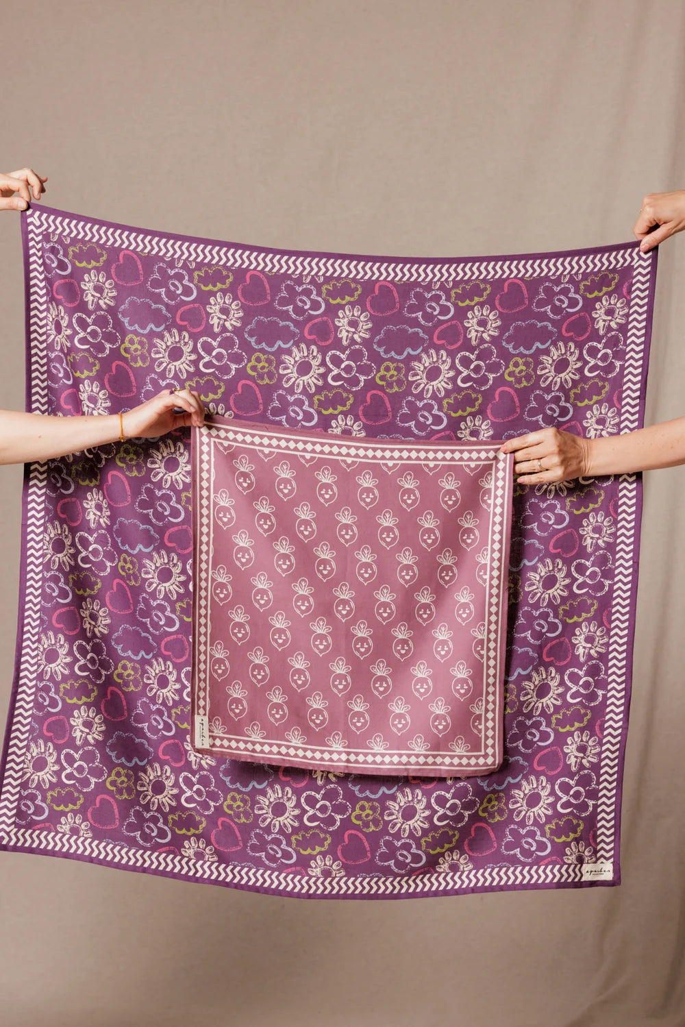 Foulard Manika Roots Taupe - Apaches Collections