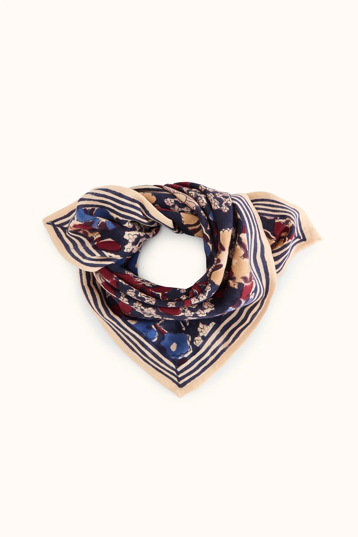 Foulard Manika September Indigo - Apaches Collections