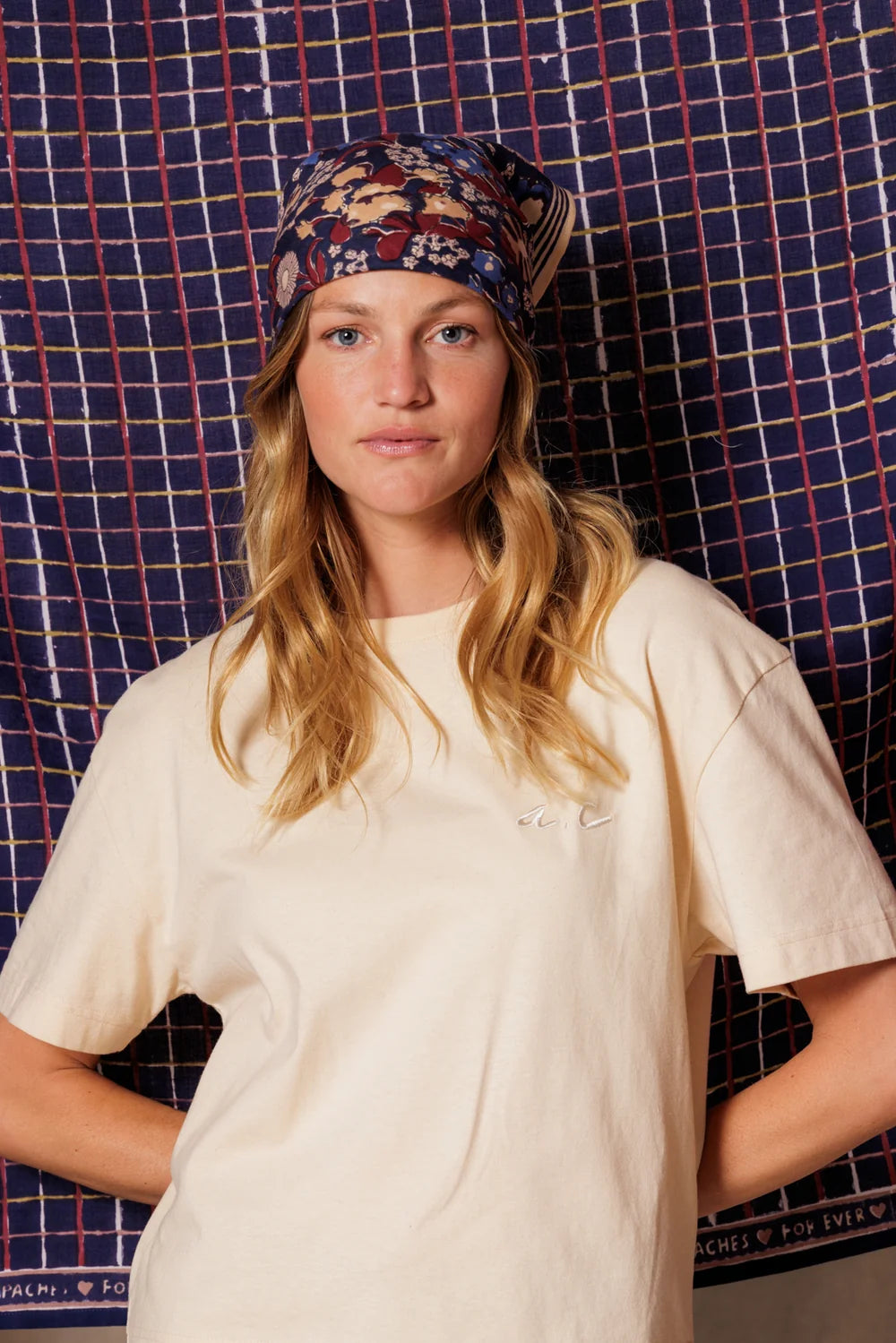 Foulard Manika September Indigo - Apaches Collections