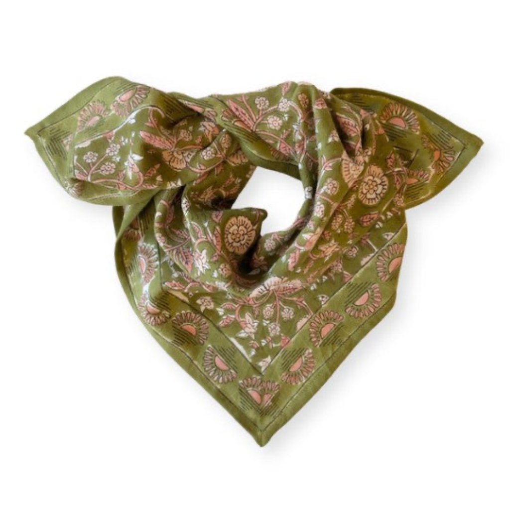 Foulard Manika Soleil Tilleul - Apaches Collections