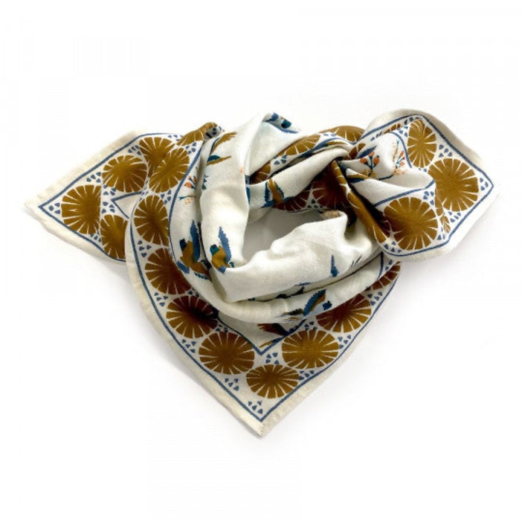 Foulard Manika Cerisier Fleur de Vanille - Apaches Collections