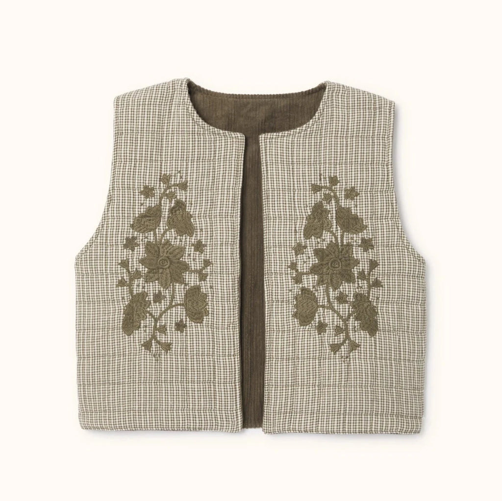 Gilet Sakara Khadi Kaki - Apaches Collections