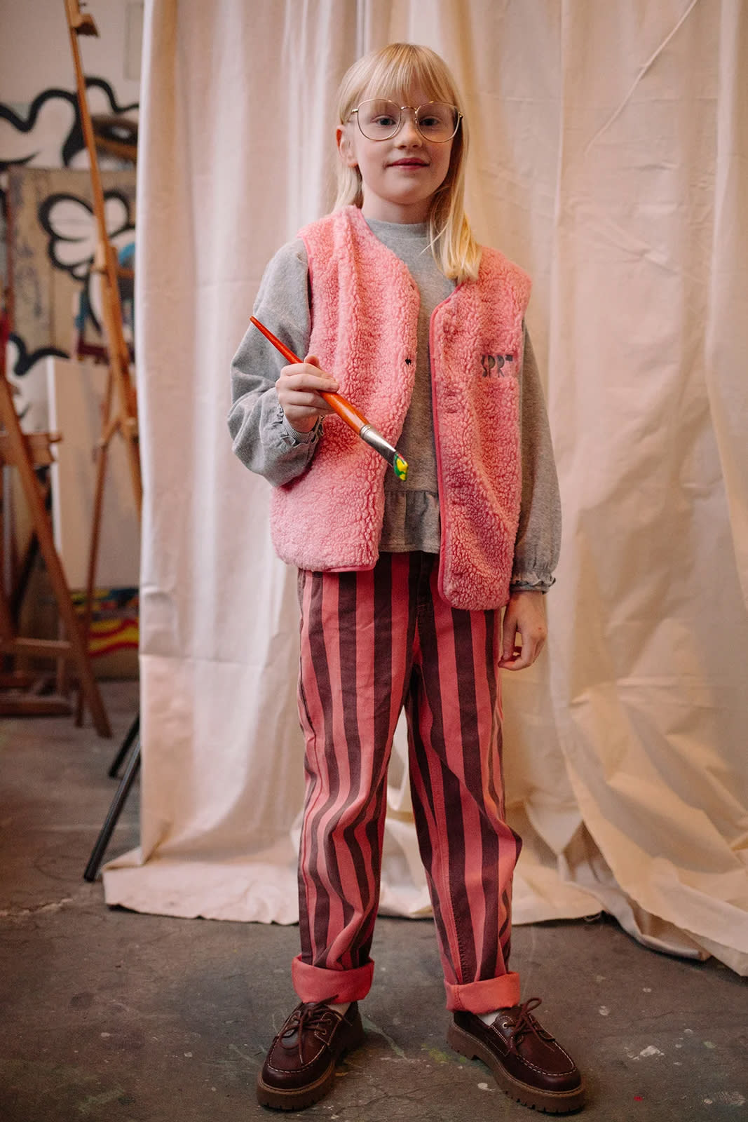 Gilet Teddy Rose - Sproet & Sprout