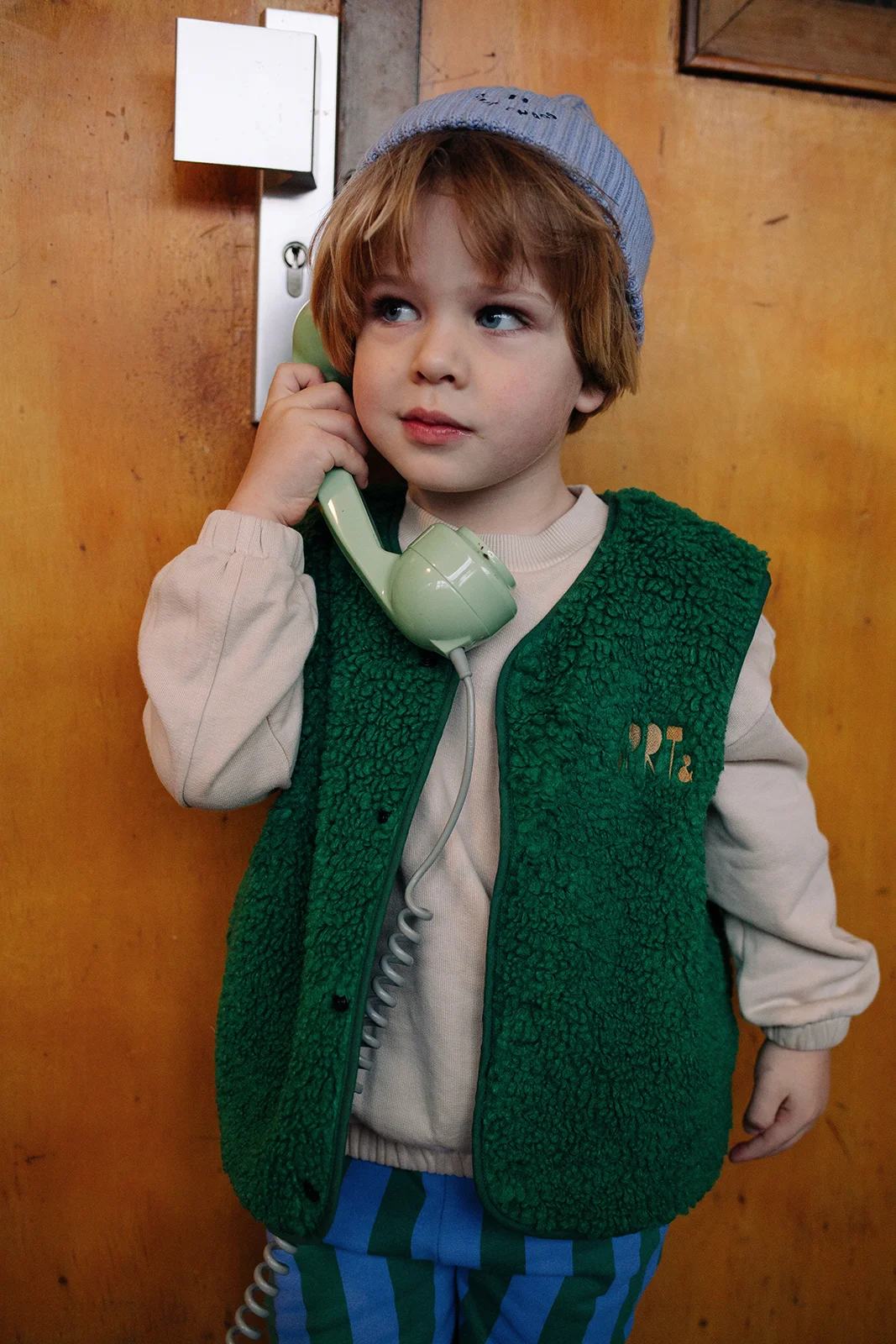 Gilet Teddy Vert - Sproet & Sprout