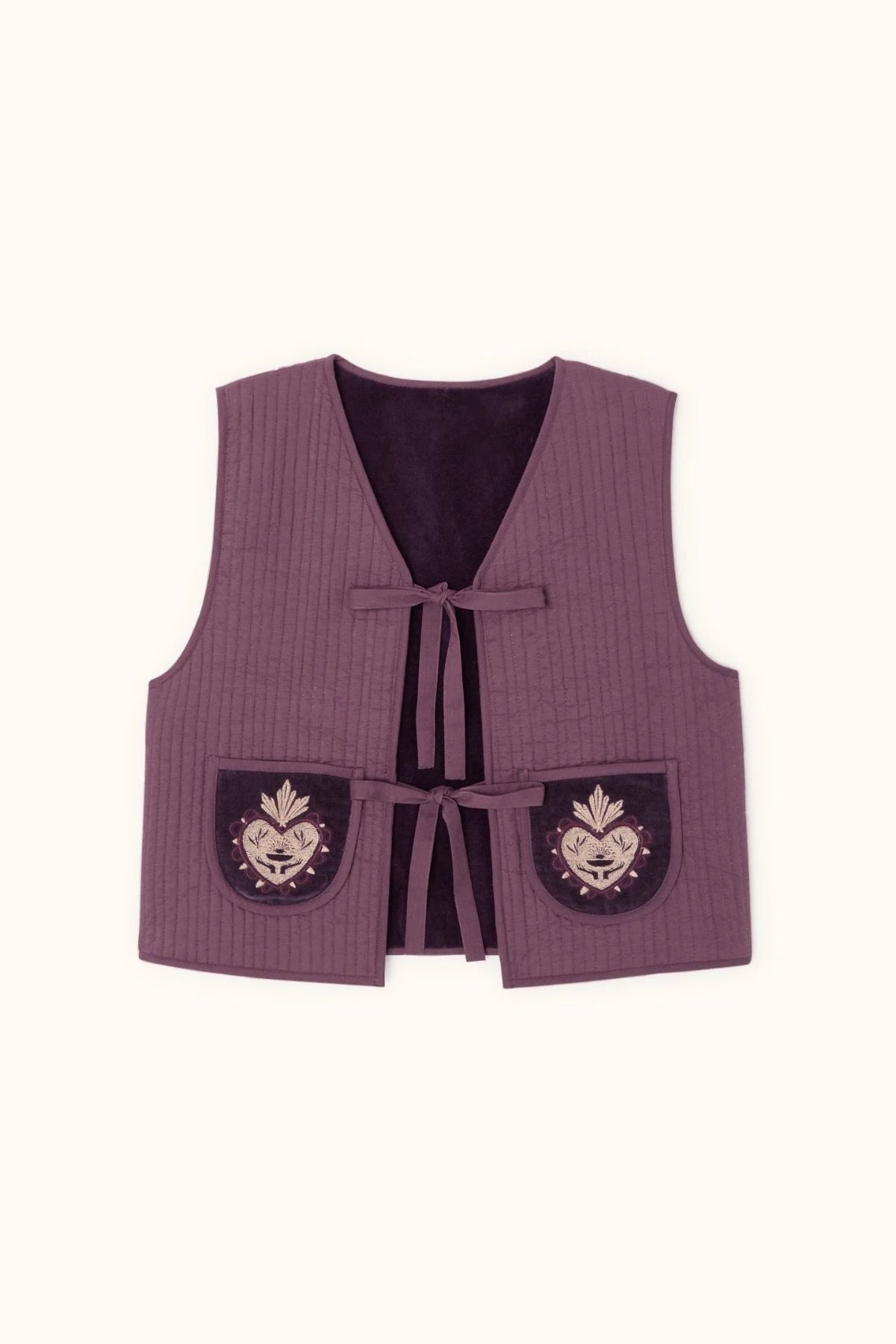 Gilet Vaminy Corazon Mauve - Apaches Collections