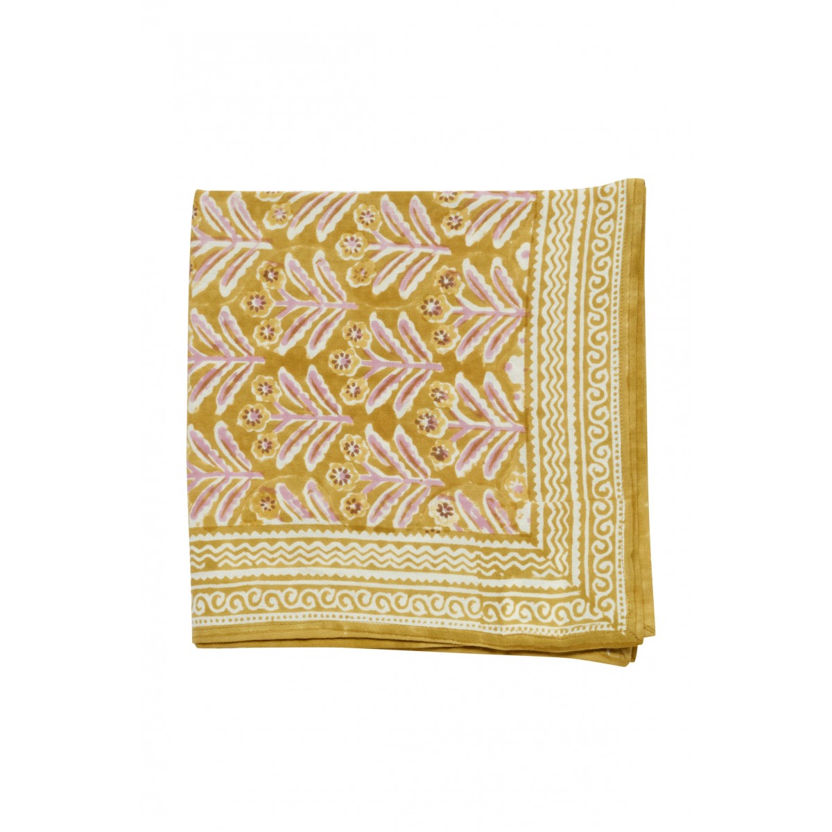 Grand Foulard Mahal Honey - Bonheur du Jour