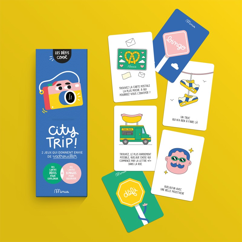 Jeu Défis "City Trip" - Minus