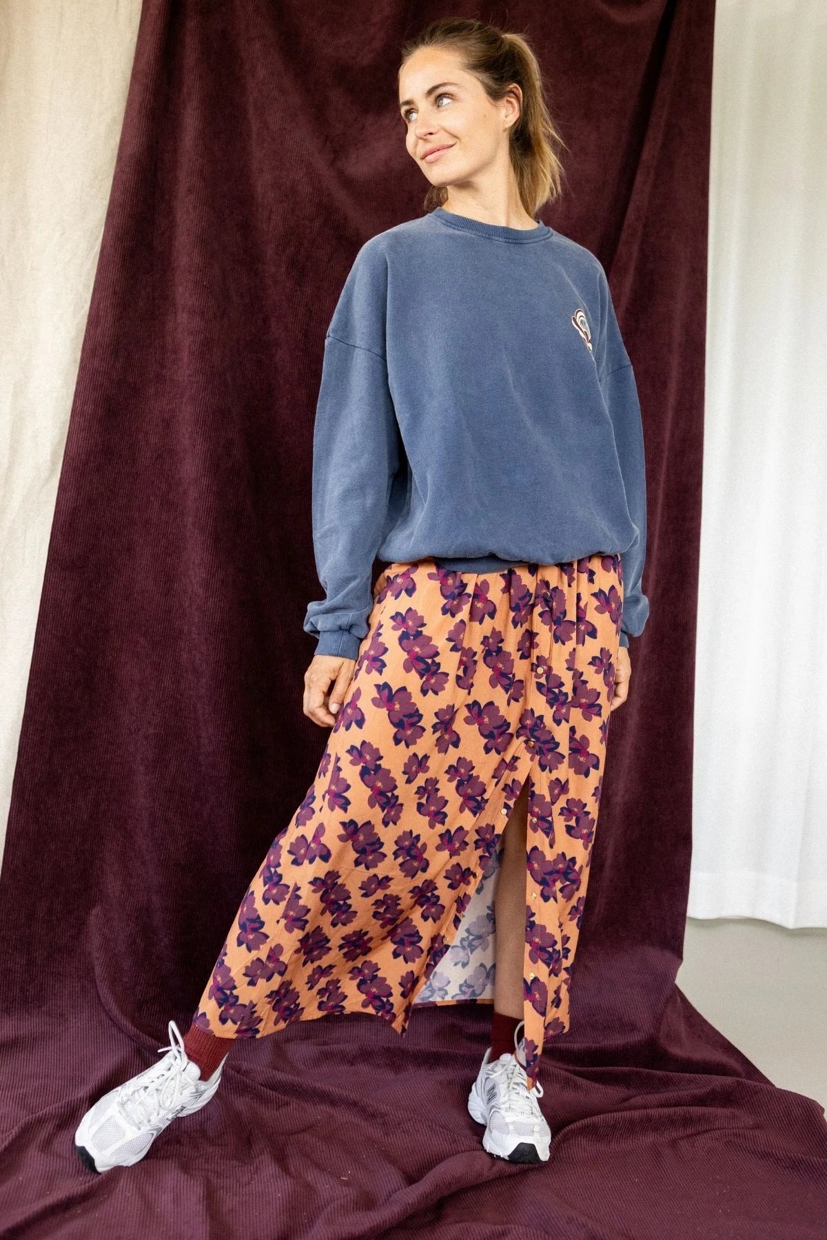 Jupe Neela Violeta Rust - Apaches Collections