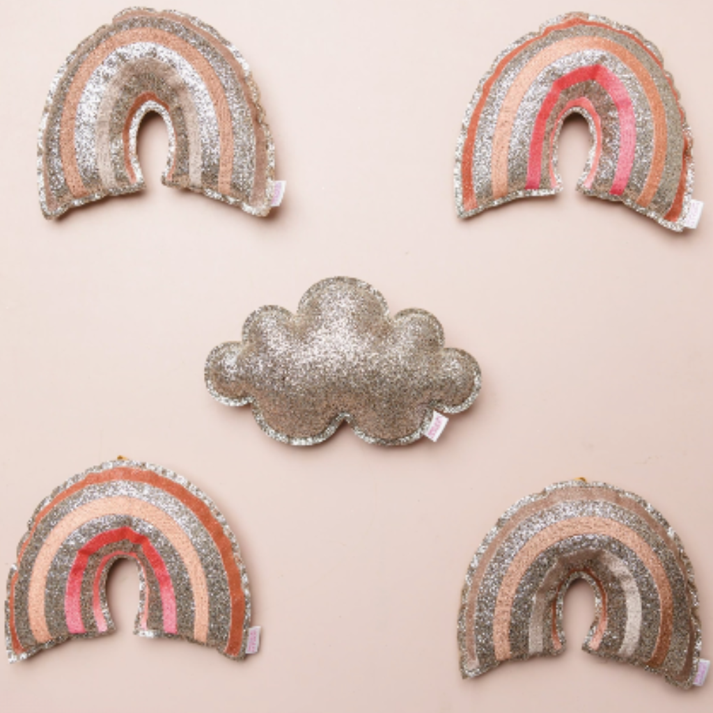 Photo de luciole et petit pois suspension murale lune 2 par Les Biscottes