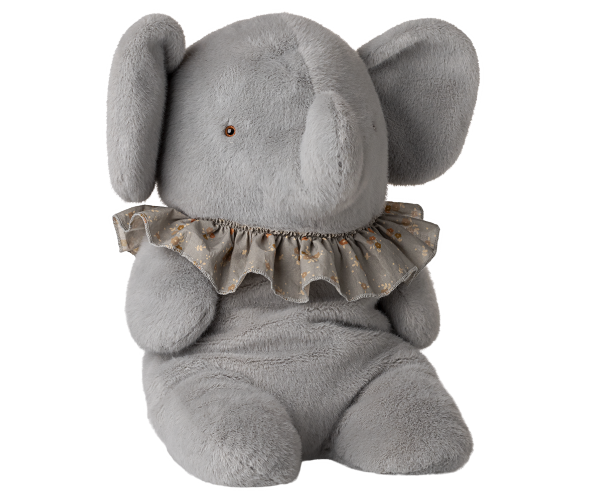 Maxi Doudou Éléphant Bleu / Gris - Maileg