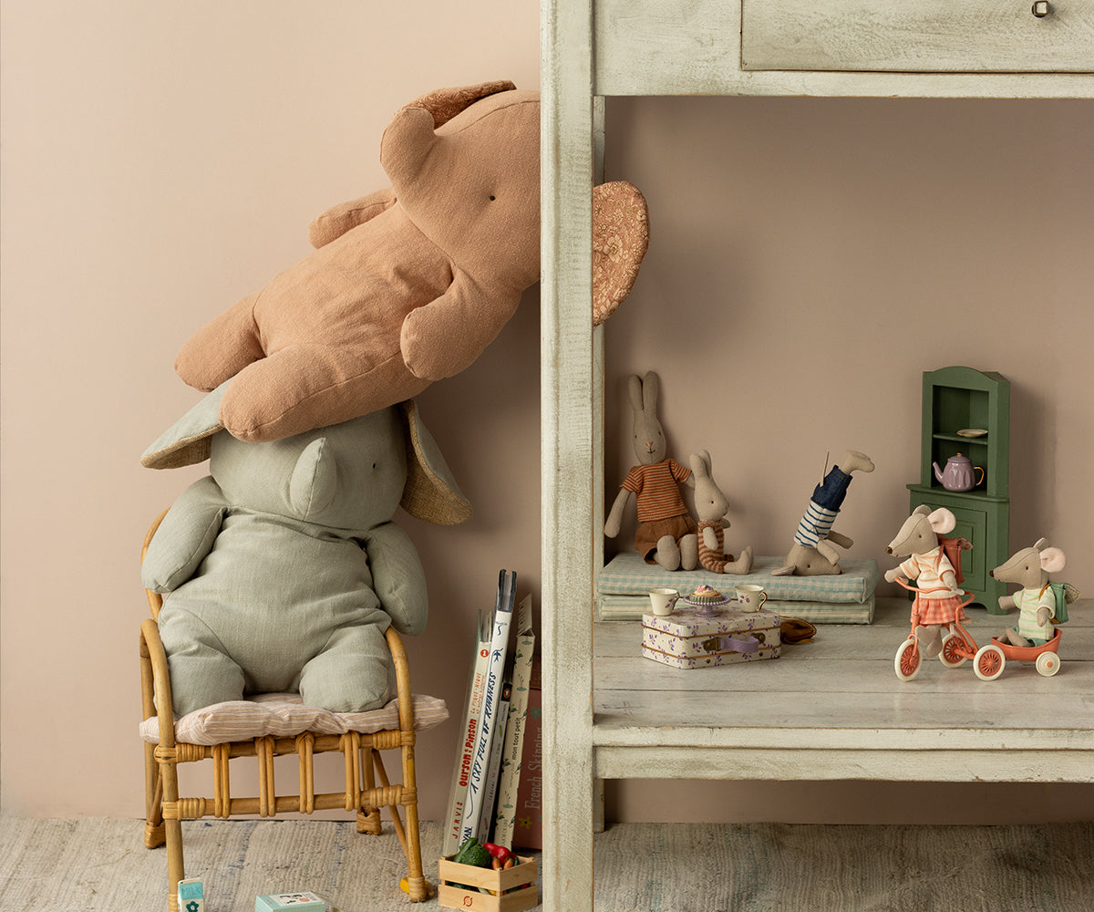 Maxi Doudou Éléphant Powder - Maileg