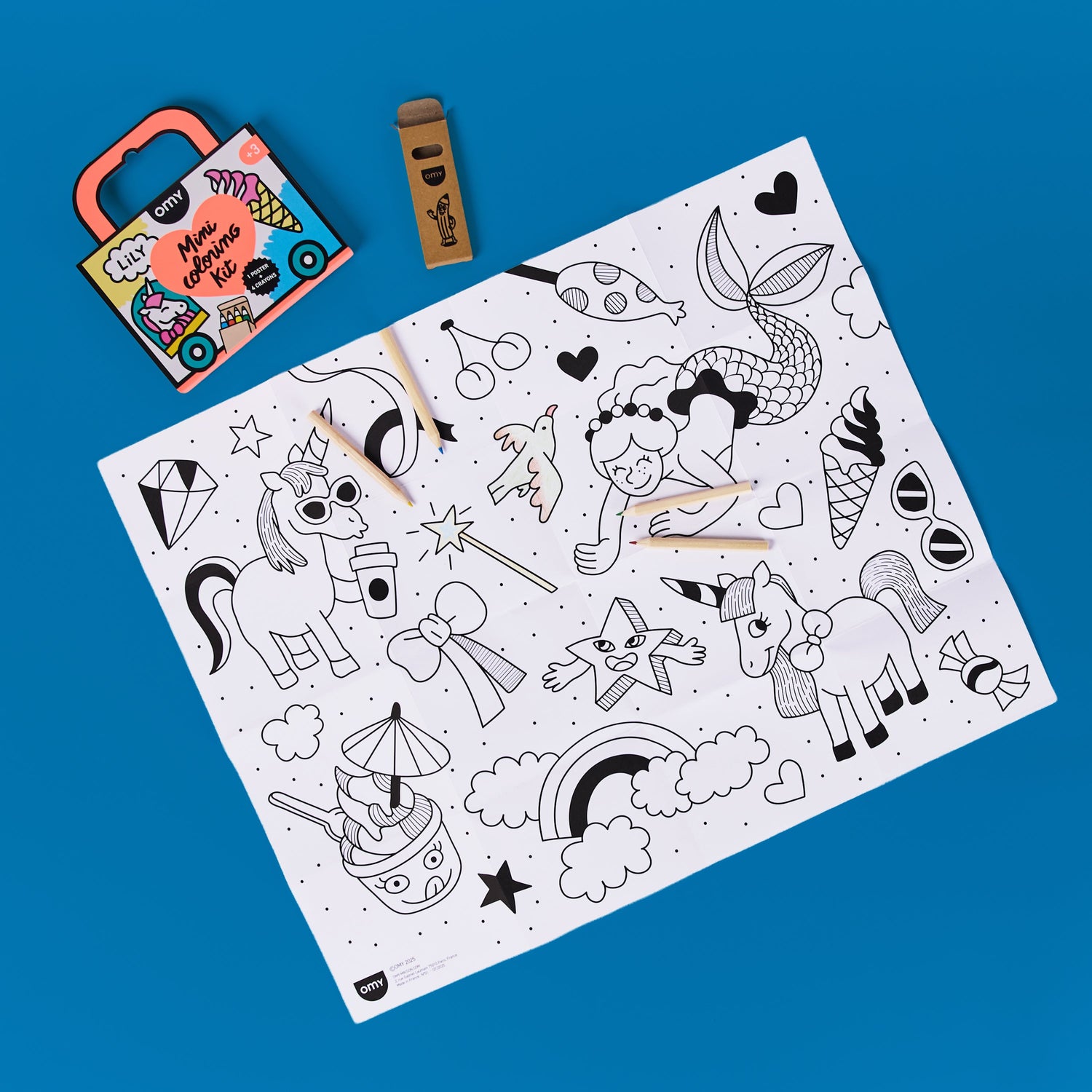 Mini Coloring Kit Lily - Omy