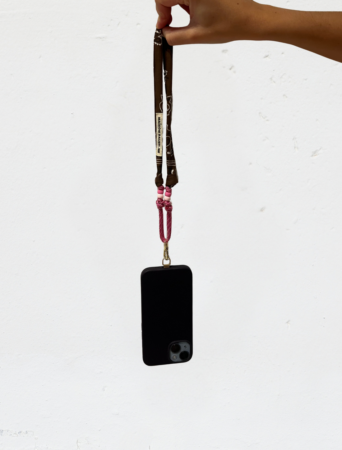 Mini Cordon de Téléphone Chocolat - Maison Saussure