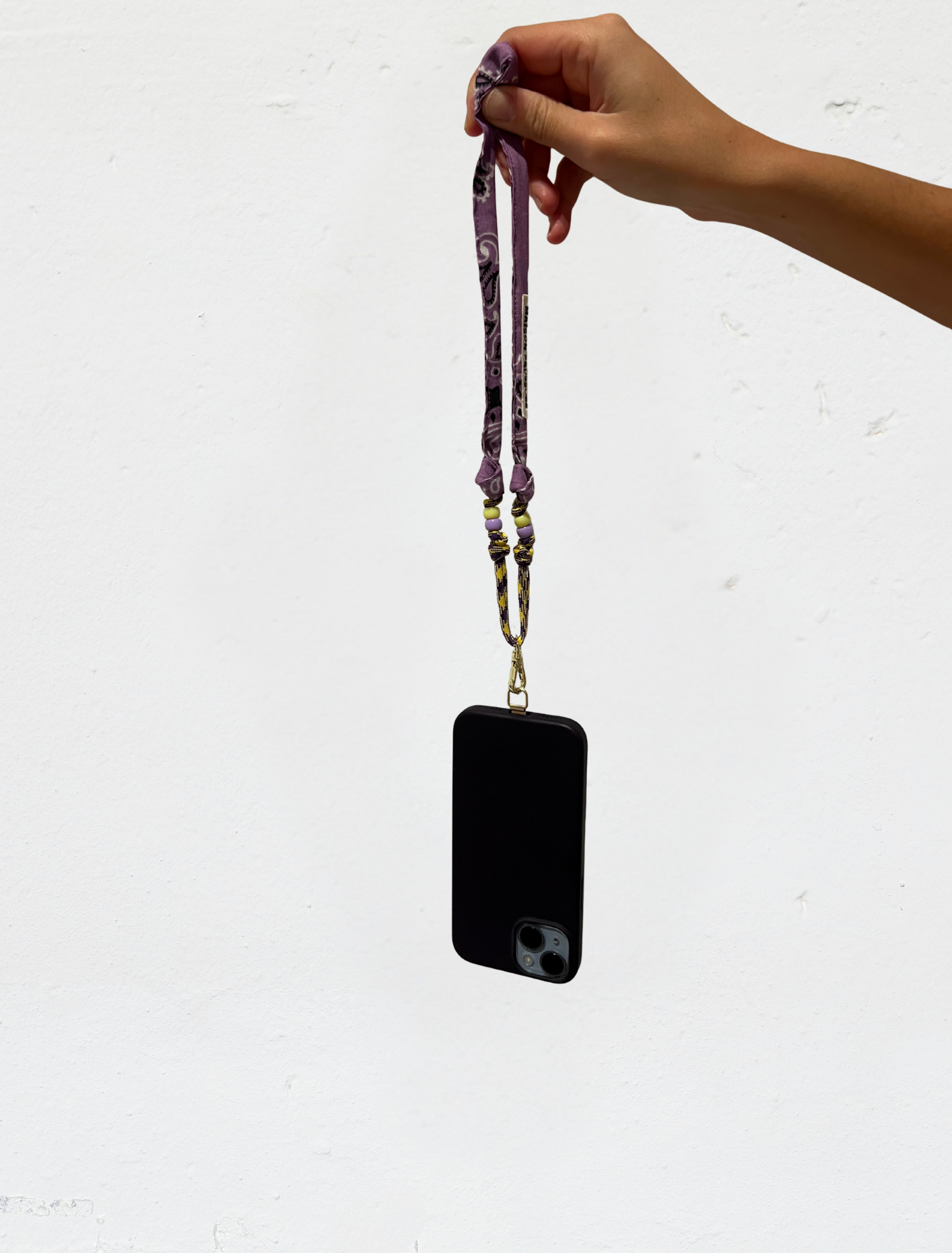 Mini Cordon de Téléphone Lavande - Maison Saussure