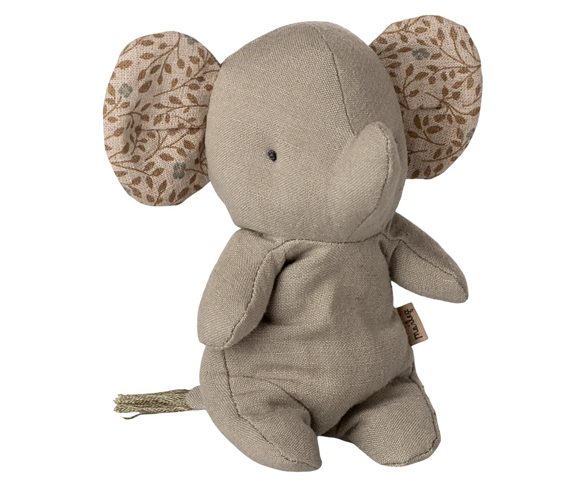 Mini Doudou Éléphant Gris -Maileg