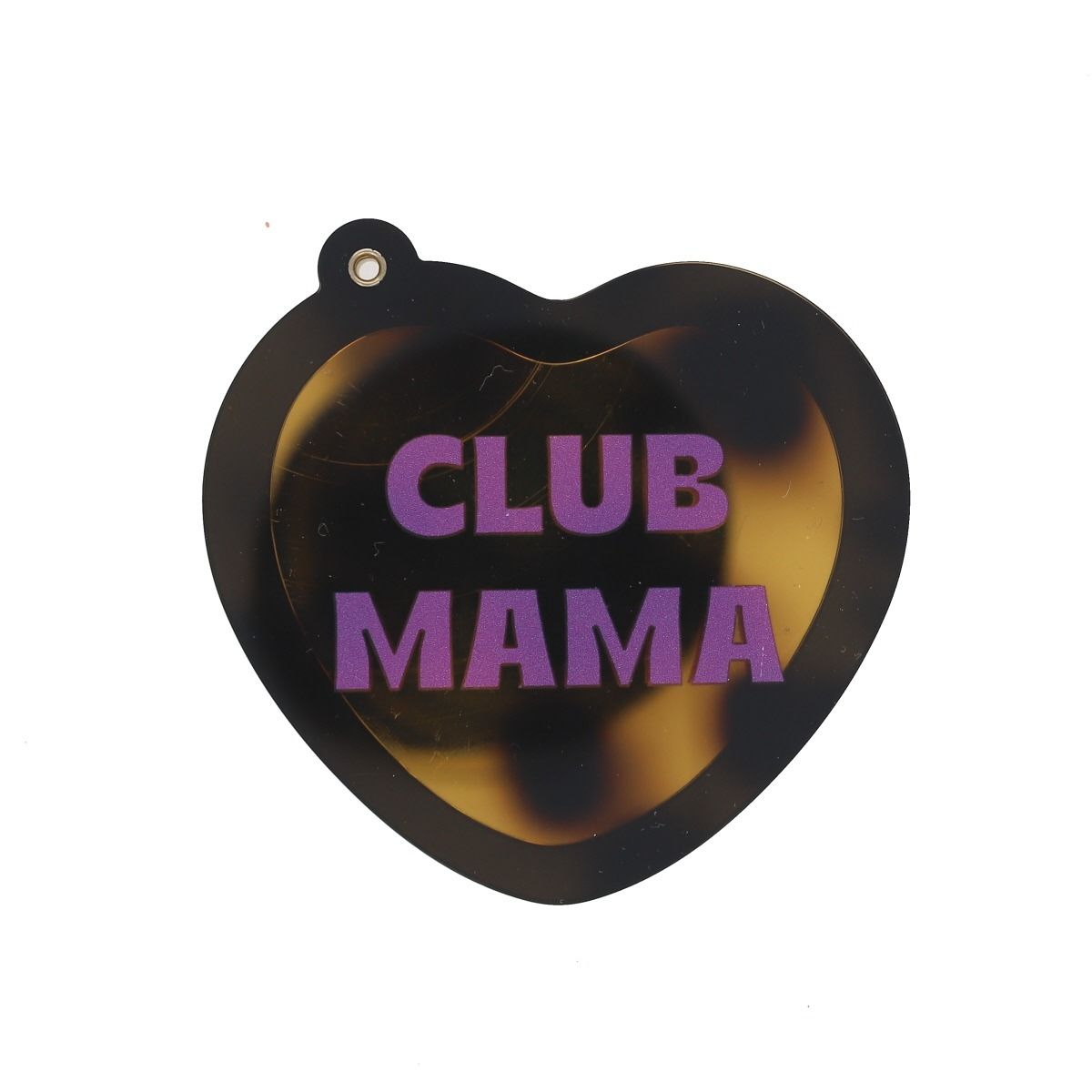 Miroir Cœur Léopard "Club Mama" - Mercredi