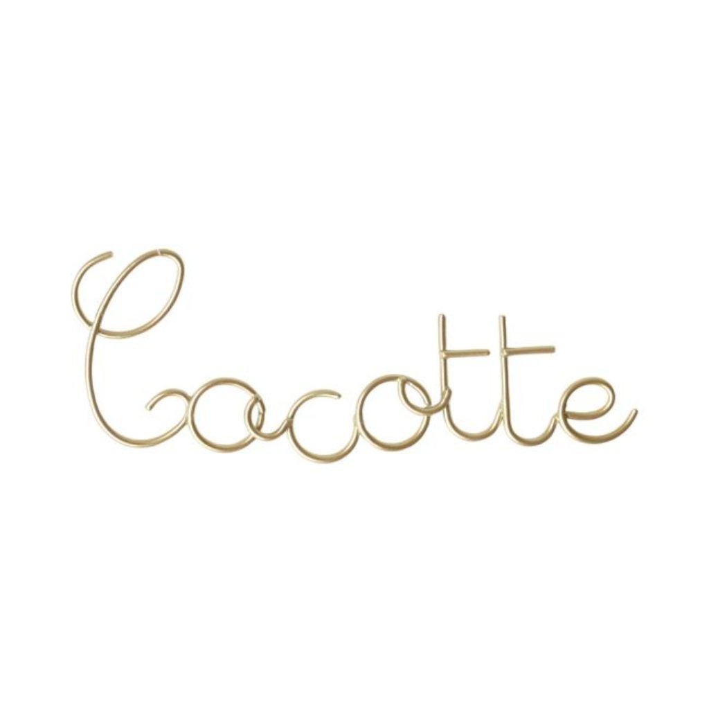 Mot Métal "Cocotte" - Atelier Jasmin