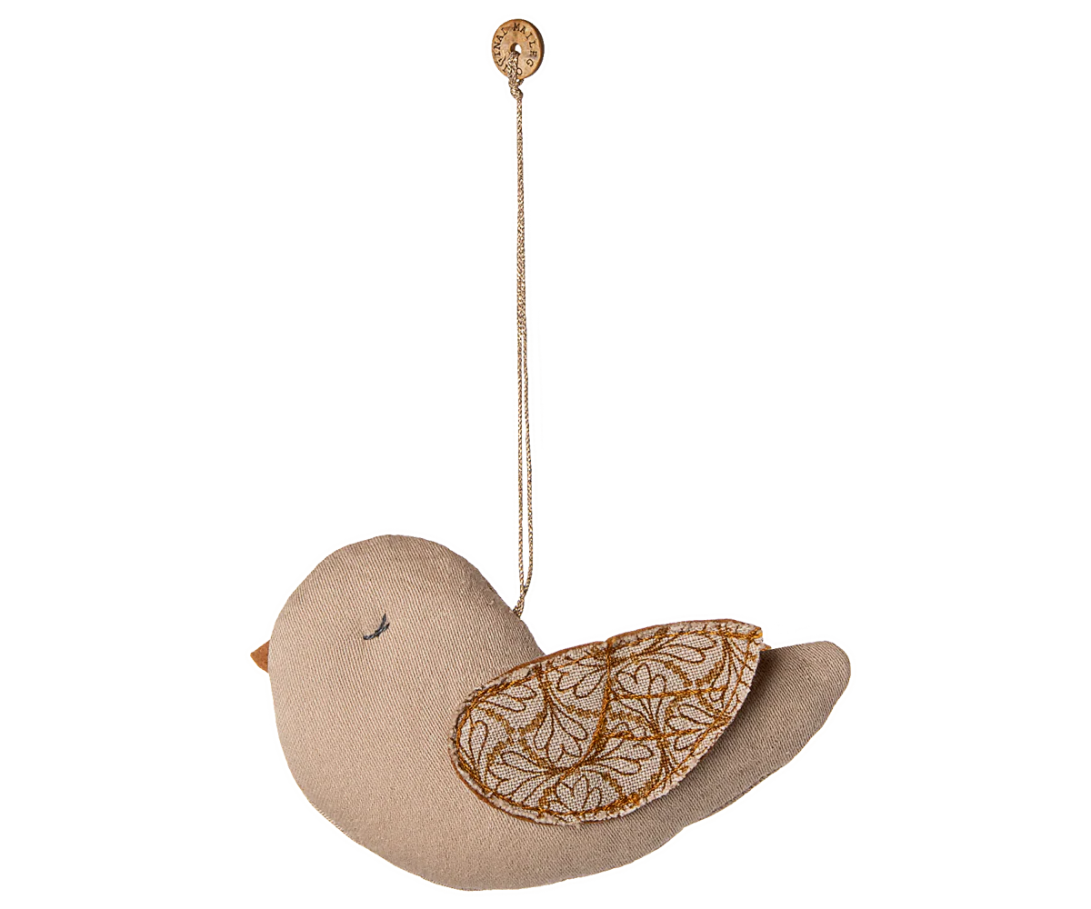 Ornement en Tissu Oiseau Sable - Maileg