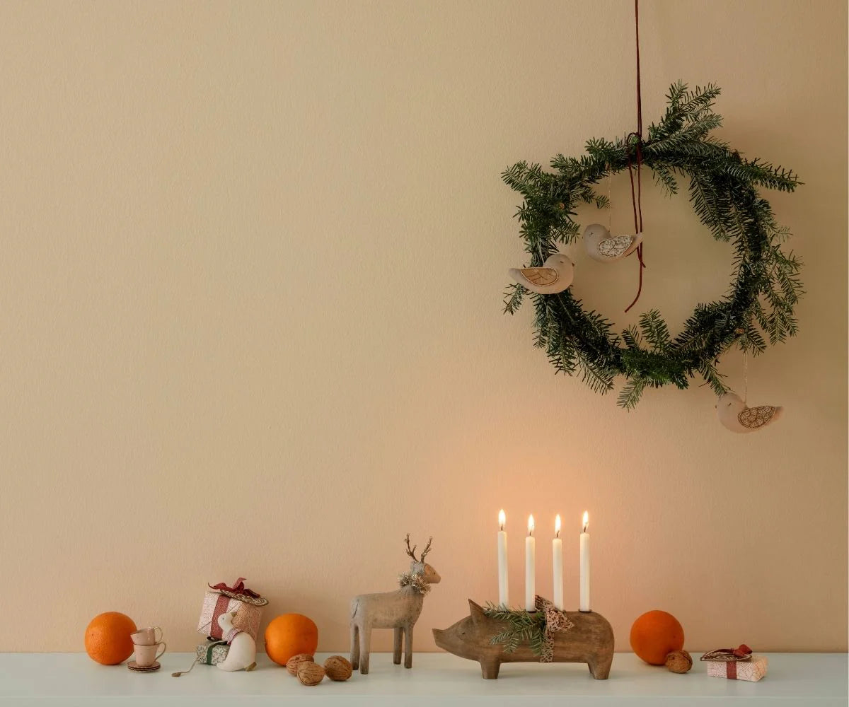 Ornement en Tissu Oiseau Sable - Maileg